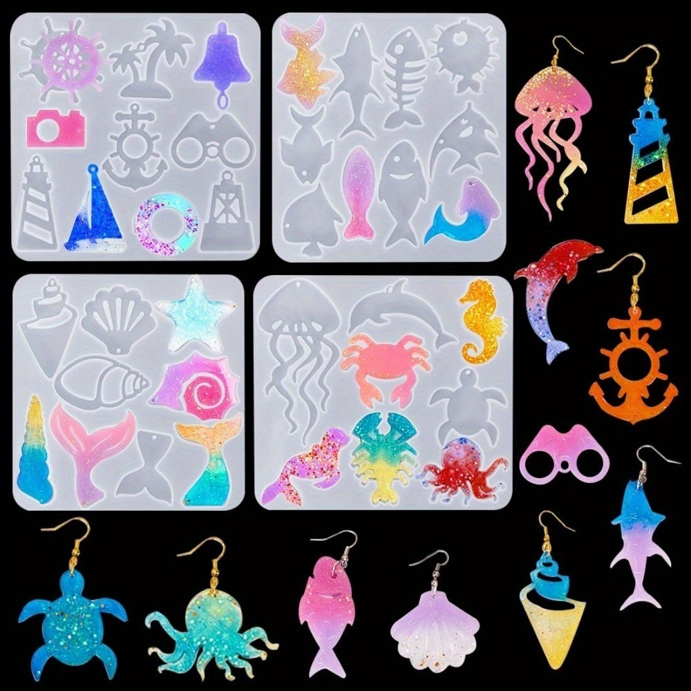 Aquarium Marine - O conjunto de moldes para brincos