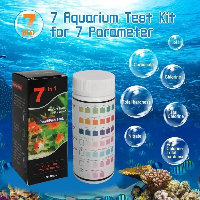 Marine Aquarium Test Kit - Tiras de Teste de pH para