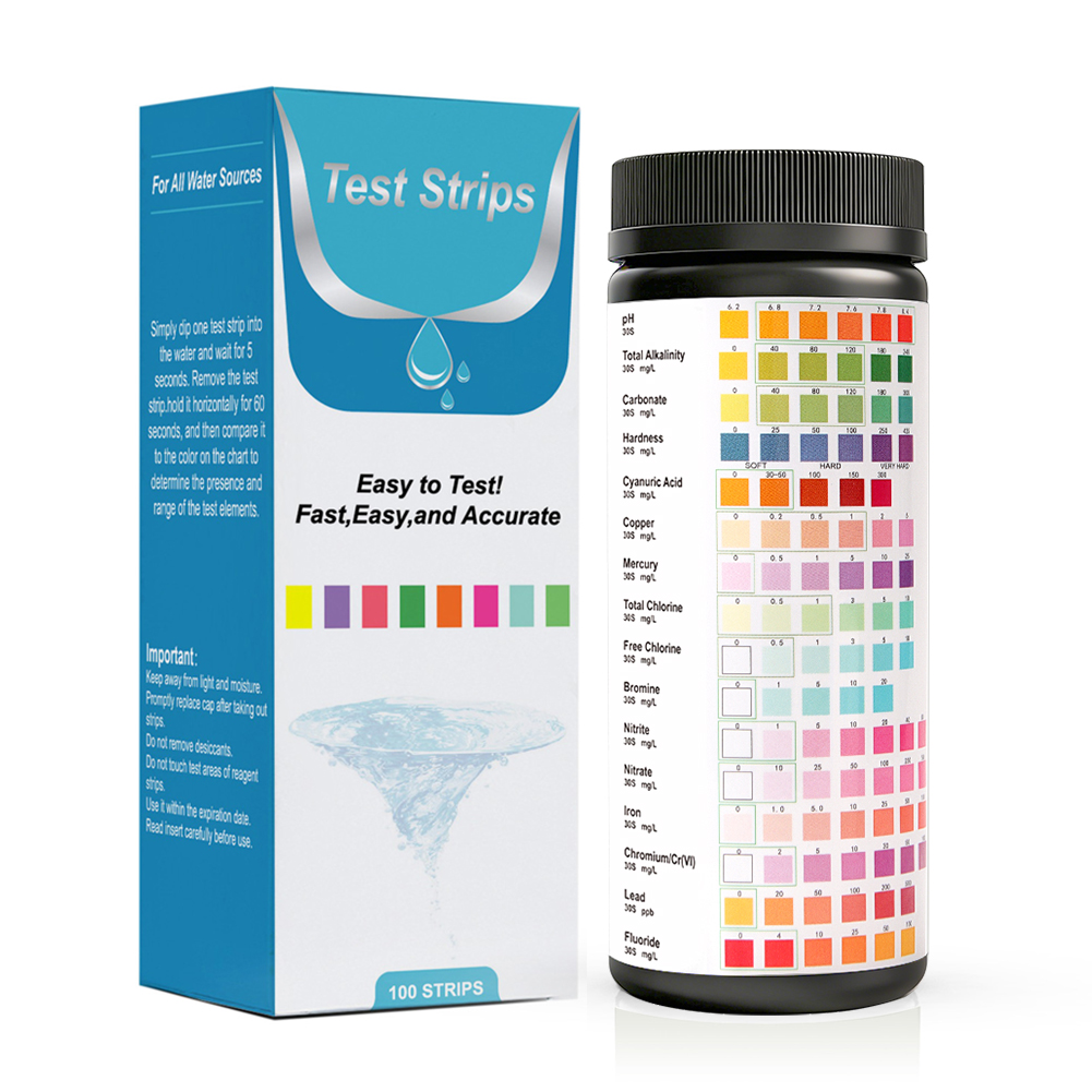 Marine Aquarium Test Kit - Tiras de Teste de Água Yieryi