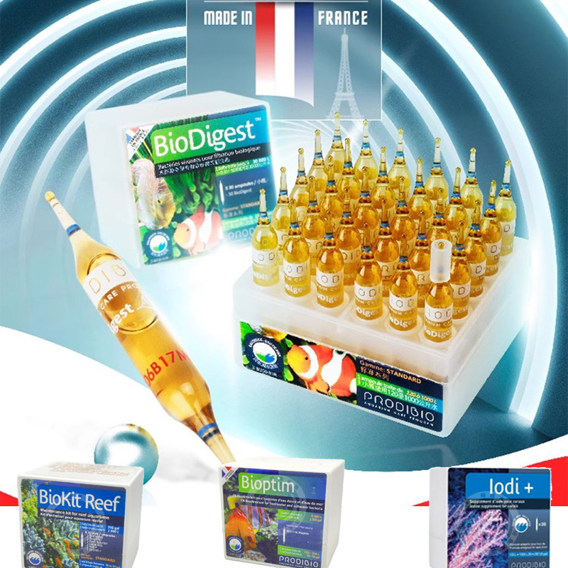 Marine Aquarium Test Kit - Prodibio BioVert Bioptim Chloral Reset Kit,