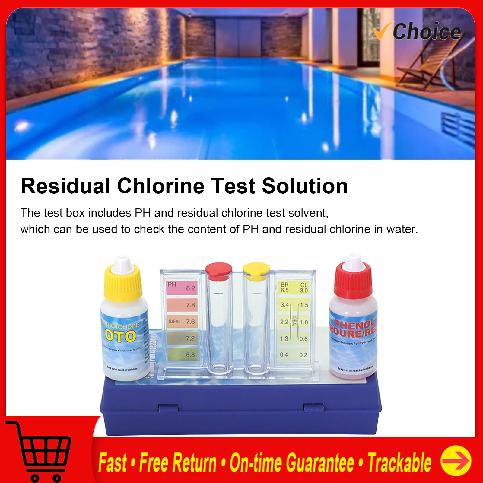 Marine Aquarium Test Kit - Solução de teste de qualidade da