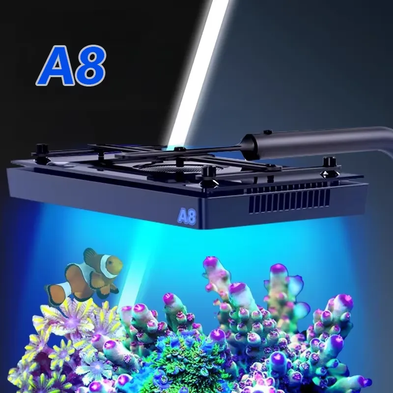 Marine Aquarium Tanks - Luz LED Marinha A8SE II Max