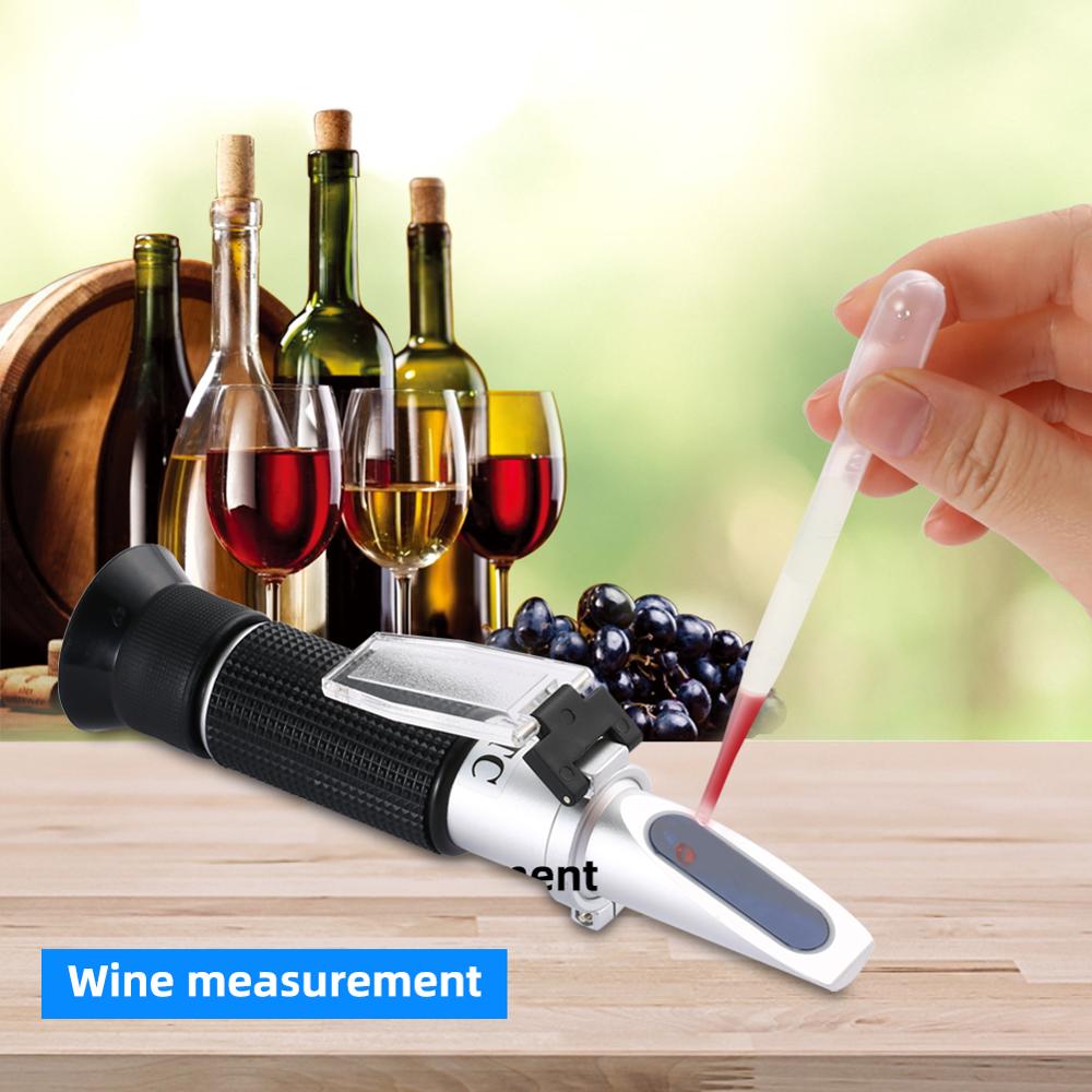 0-40% brix 0-25% álcool uvas v - Marine Aquarium Refractometer avaliação e preço