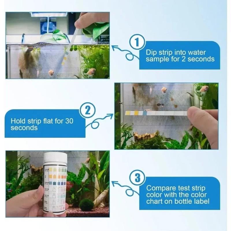 Tiras de Teste de pH para Aquá - Marine Aquarium Test Kit avaliação e preço