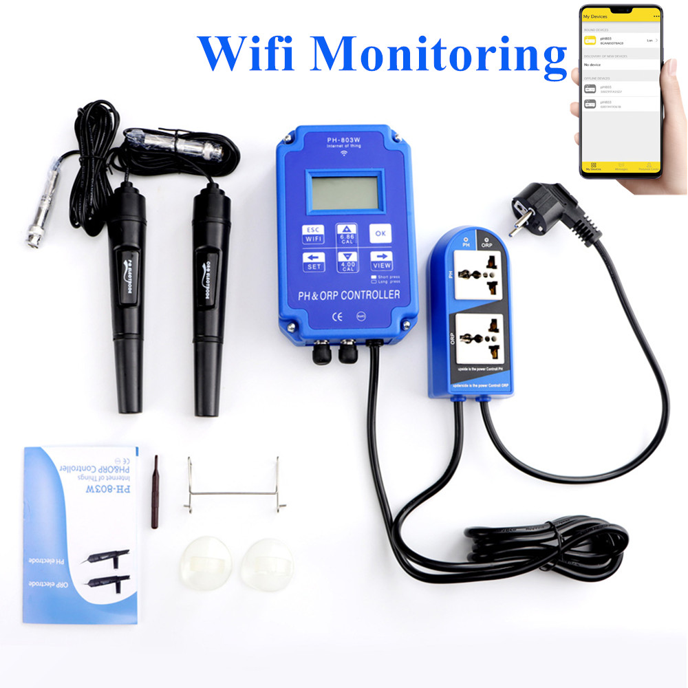 2 em 1 controlador ph orp PH-8 - Marine Aquarium Water Analyzer avaliação e preço