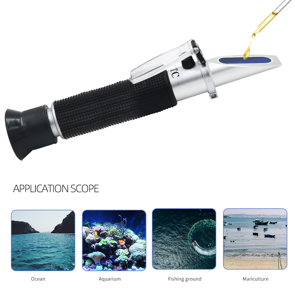 ATC Refractometer Salinidade a - Marine Aquarium Refractometer avaliação e preço