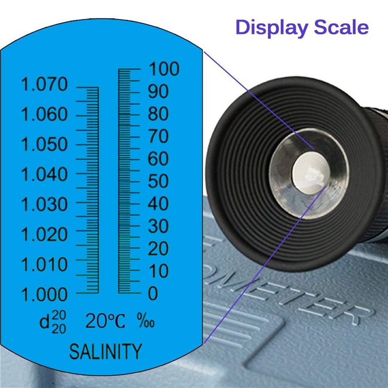 Refratômetro de salinidade 2x  - Marine Aquarium Refractometer avaliação e preço