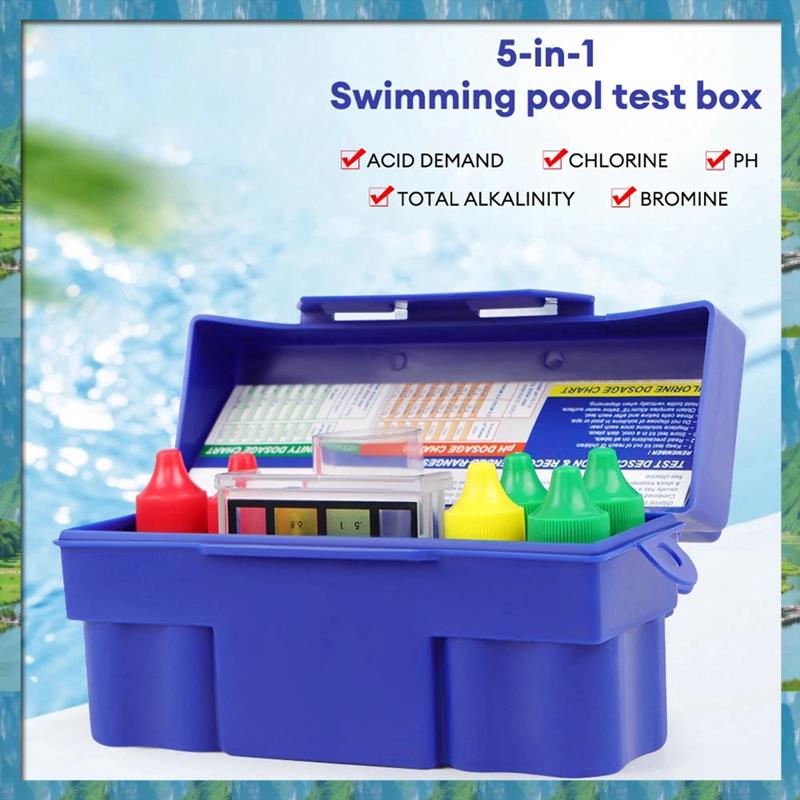 O novo kit de teste de 5 vias  - Marine Aquarium Test Kit avaliação e preço