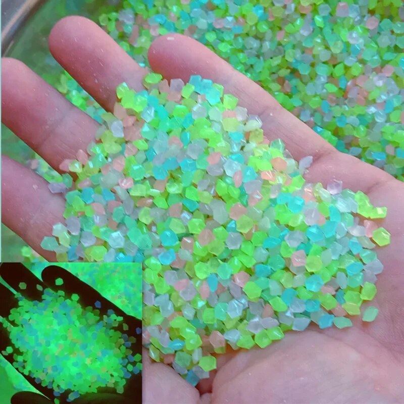 1000 pçs 3-5mm areia luminosa  - Marine Aquarium Tanks avaliação e preço