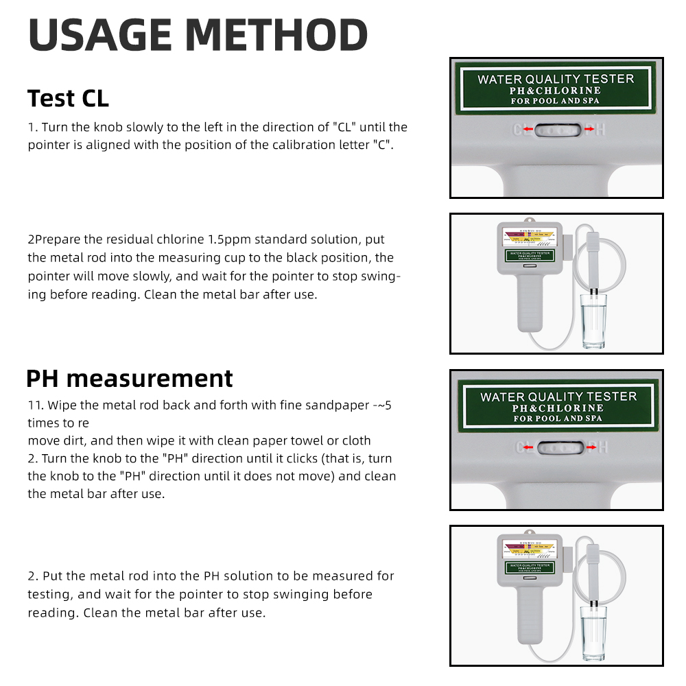 PC-102 PH Cloro Medidor Tester - Marine Aquarium Test Kit avaliação e preço