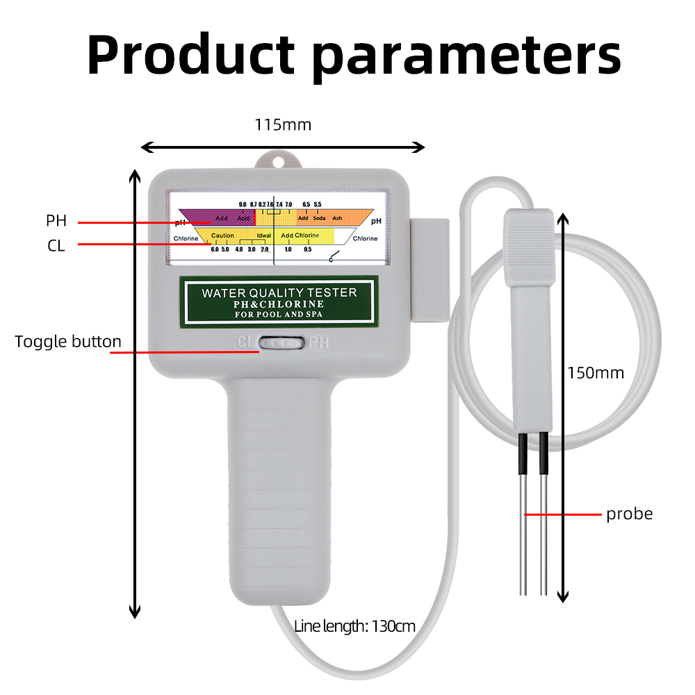 PC-102 PH Cloro Medidor Tester - Marine Aquarium Test Kit avaliação e preço