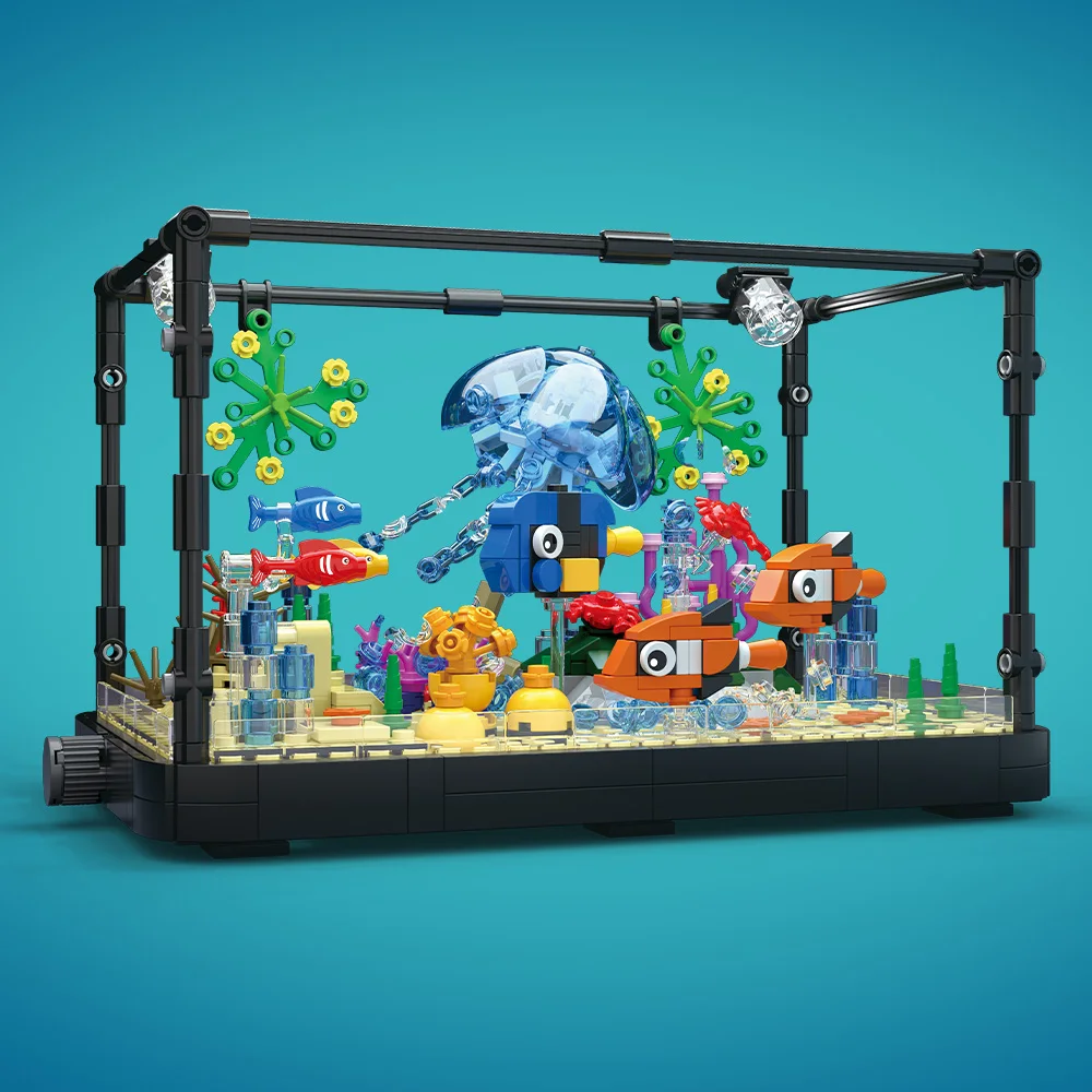 Conjunto de blocos de construç - Marine Aquarium Tanks avaliação e preço