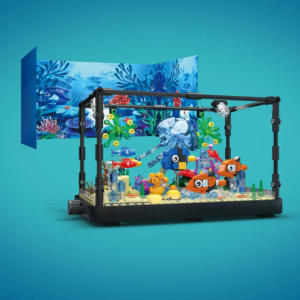 Conjunto de blocos de construç - Marine Aquarium Tanks avaliação e preço