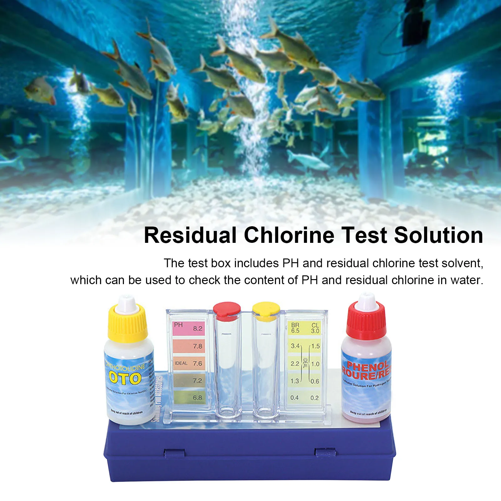 Solução de teste de qualidade  - Marine Aquarium Test Kit avaliação e preço