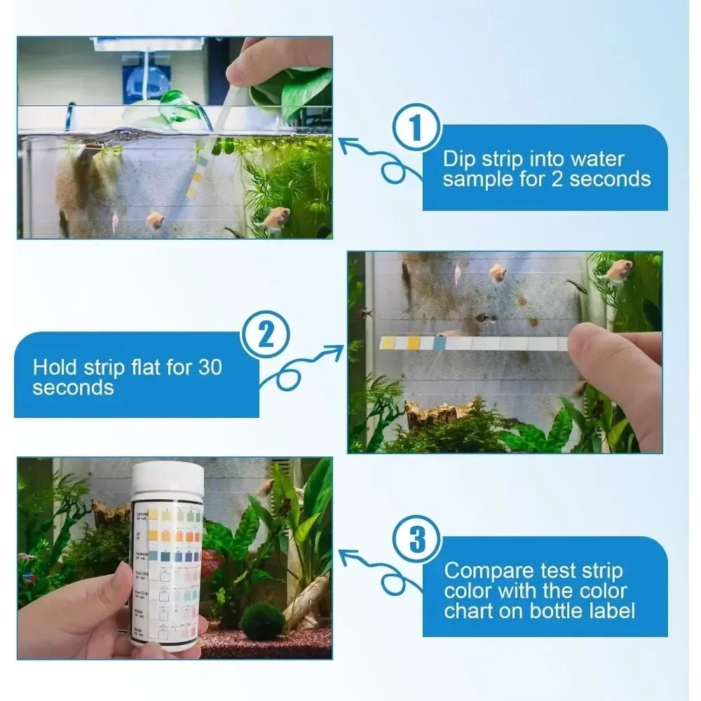 Tira de teste de aquário kit d - Marine Aquarium Test Kit avaliação e preço