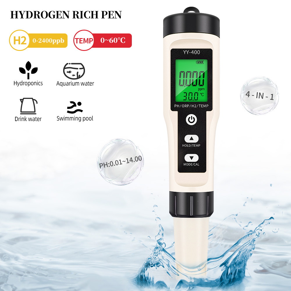 4/3/2 em 1 opcional ph orp h2  - Marine Aquarium Water Analyzer avaliação e preço