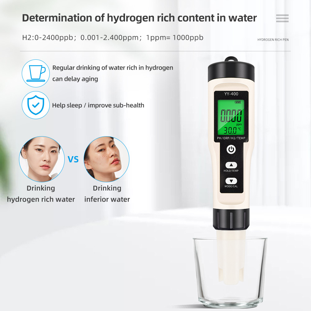4/3/2 em 1 opcional ph orp h2  - Marine Aquarium Water Analyzer avaliação e preço