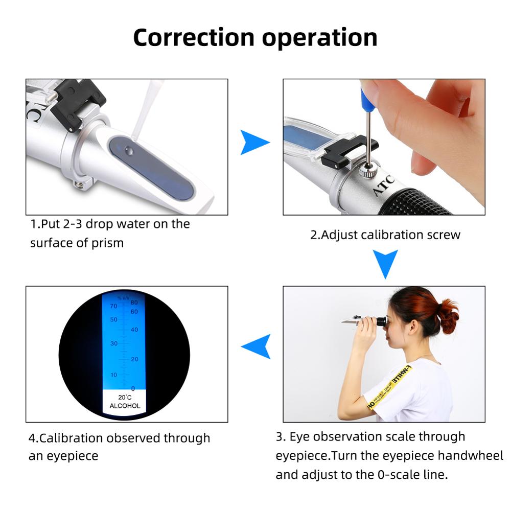 Refratômetro de álcool, medido - Marine Aquarium Refractometer avaliação e preço