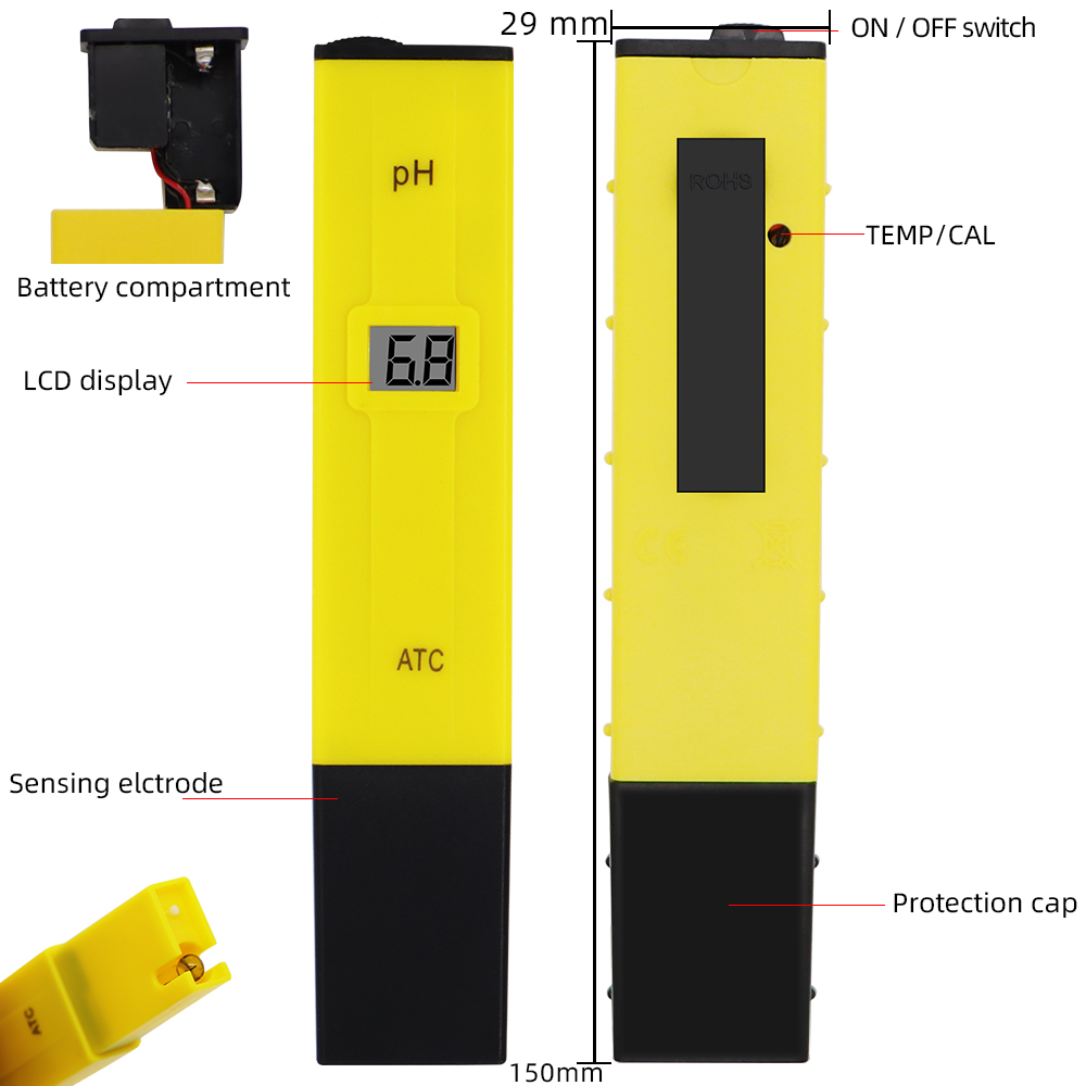 Medidor de ph digital caneta d - Marine Aquarium Water Analyzer avaliação e preço
