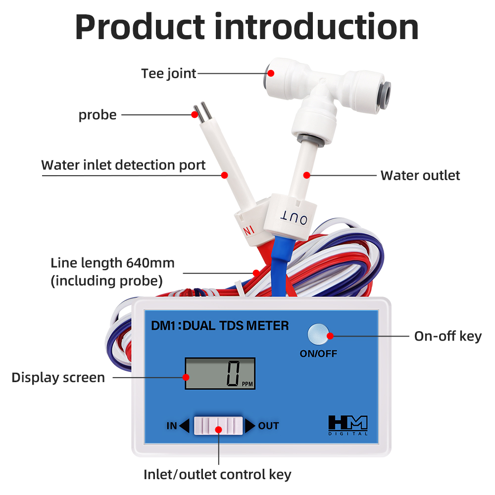 Dm1 duplo tds testador de qual - Marine Aquarium Water Analyzer avaliação e preço